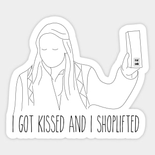 I got kissed Sticker